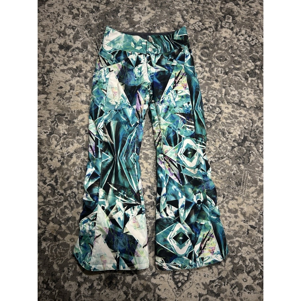 Obermeyer Girls' Blue Ski Pants Size Small 8 Excellent Condition